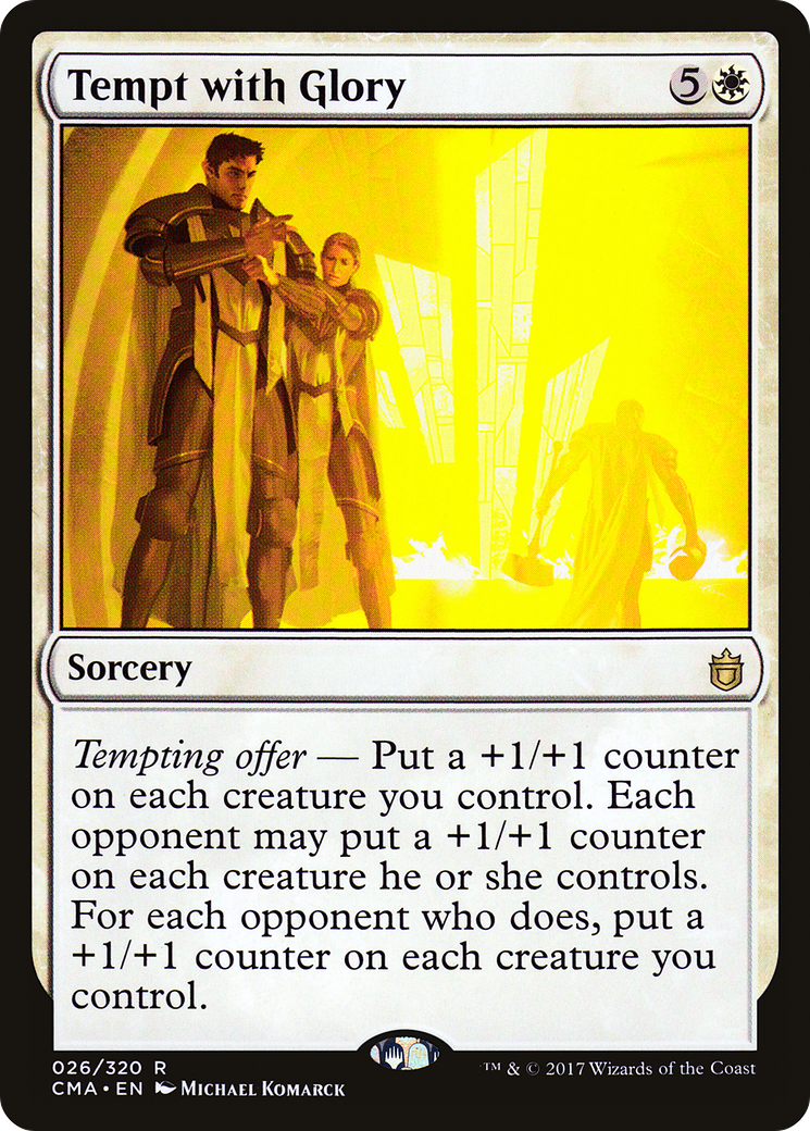 Tempt with Glory (CMA-026) - Commander Anthology - Premium MTG Single from Wizards of the Coast - Just $0.10! Shop now at Game Crave Tournament Store