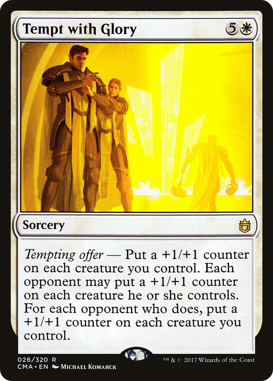 Tempt with Glory (CMA-026) - Commander Anthology - Premium MTG Single from Wizards of the Coast - Just $0.10! Shop now at Game Crave Tournament Store
