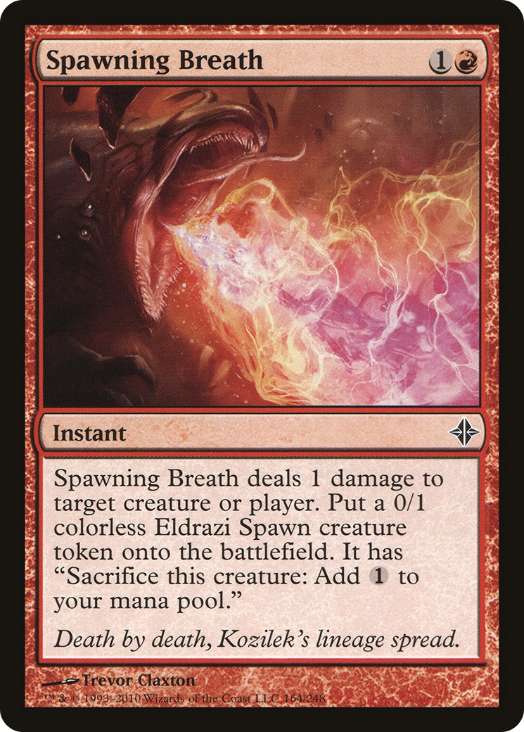 Spawning Breath (ROE-164) - Rise of the Eldrazi Foil - Premium MTG Single from Wizards of the Coast - Just $0.53! Shop now at Game Crave Tournament Store