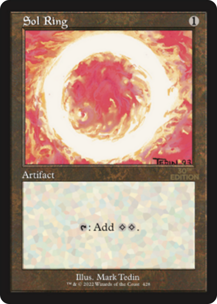 Sol Ring (30A-428) - 30th Anniversary Edition - Premium MTG Single from Wizards of the Coast - Just $17.55! Shop now at Game Crave Tournament Store