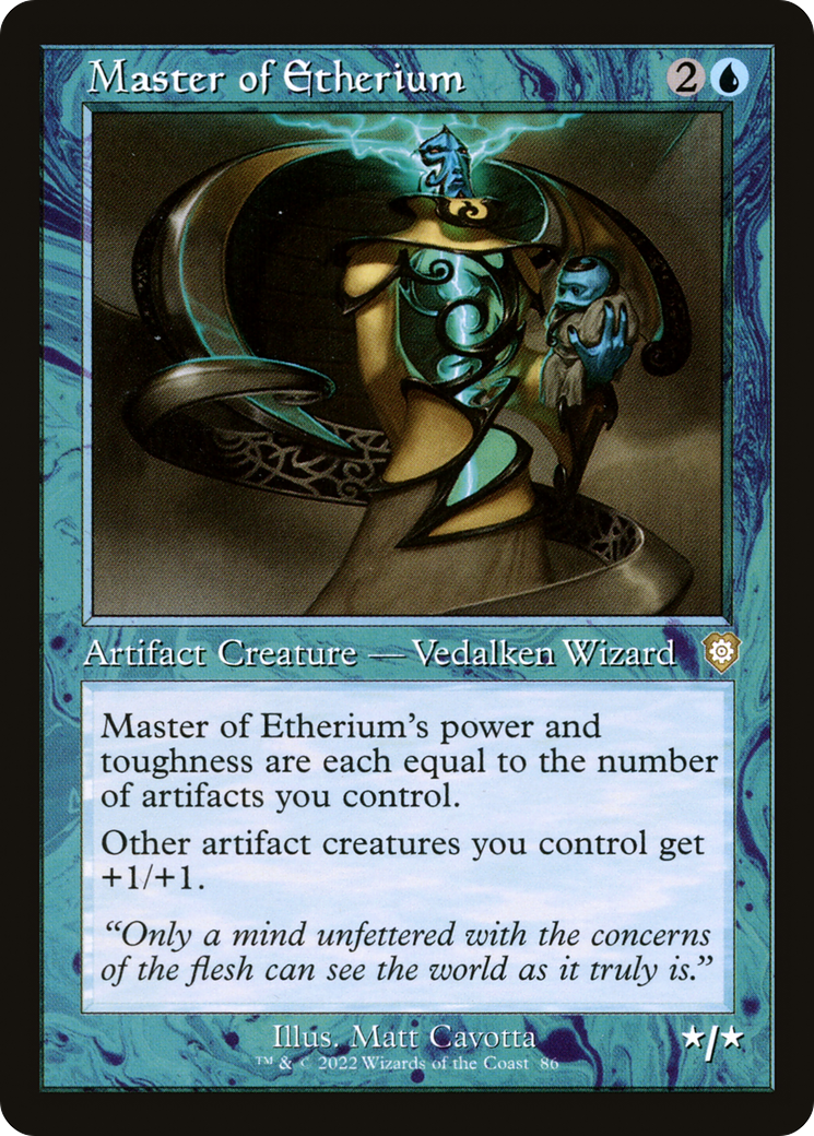 Master of Etherium (BRC-086) - The Brothers' War Commander - Premium MTG Single from Wizards of the Coast - Just $0.08! Shop now at Game Crave Tournament Store
