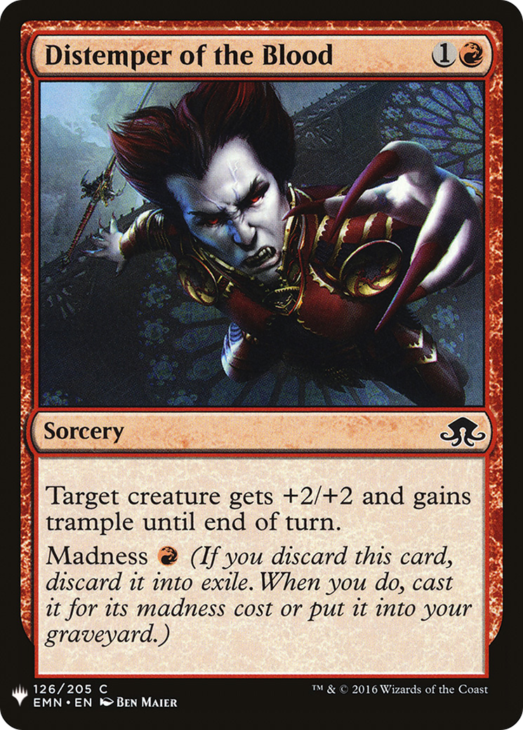 Distemper of the Blood (MB1-906) - Mystery Booster - Premium MTG Single from Wizards of the Coast - Just $0.08! Shop now at Game Crave Tournament Store