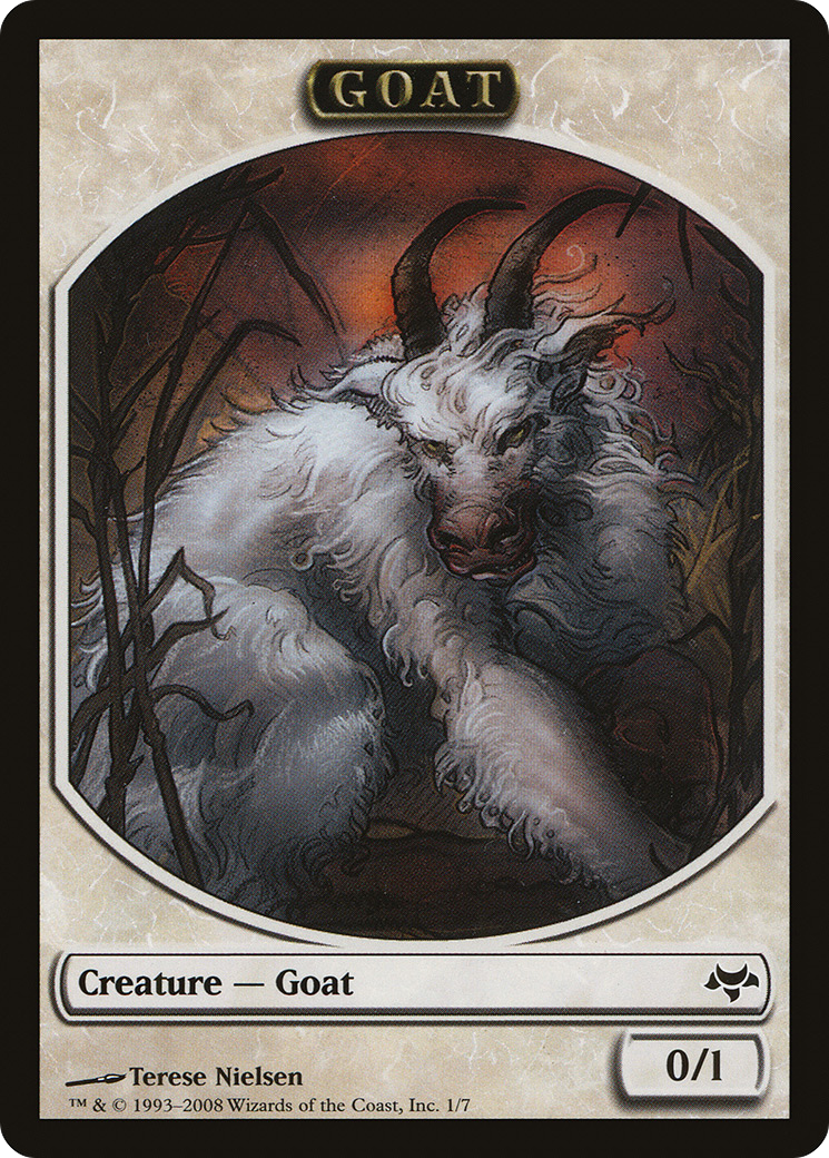 Goat (TEVE-001) - Eventide Tokens - Premium MTG Single from Wizards of the Coast - Just $0.09! Shop now at Game Crave Tournament Store