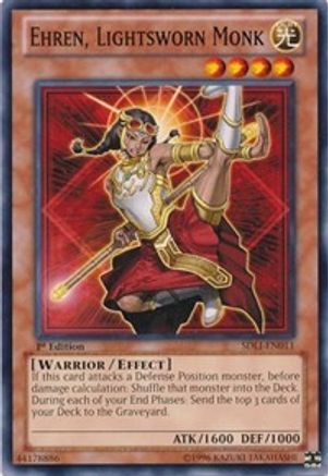Ehren, Lightsworn Monk (SDLI-EN011) - Structure Deck: Realm of Light 1st Edition - Premium Yugioh Single from Konami - Just $0.38! Shop now at Game Crave Tournament Store