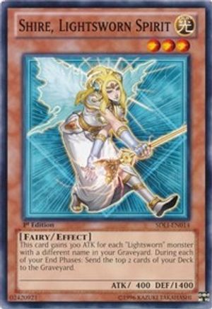 Shire, Lightsworn Spirit (SDLI-EN014) - Structure Deck: Realm of Light 1st Edition - Premium Yugioh Single from Konami - Just $0.33! Shop now at Game Crave Tournament Store