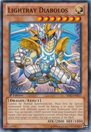 Lightray Diabolos (SDLI-EN017) - Structure Deck: Realm of Light 1st Edition - Premium Yugioh Single from Konami - Just $0.25! Shop now at Game Crave Tournament Store