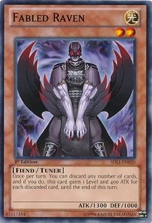 Fabled Raven (SDLI-EN020) - Structure Deck: Realm of Light 1st Edition - Premium Yugioh Single from Konami - Just $0.25! Shop now at Game Crave Tournament Store