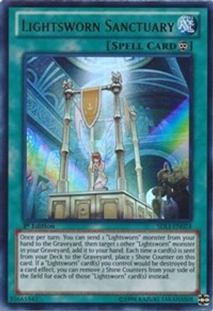 Lightsworn Sanctuary (SDLI-EN024) - Structure Deck: Realm of Light 1st Edition - Premium Yugioh Single from Konami - Just $0.26! Shop now at Game Crave Tournament Store