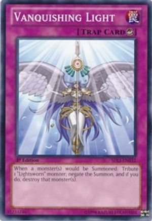 Vanquishing Light (SDLI-EN032) - Structure Deck: Realm of Light 1st Edition - Premium Yugioh Single from Konami - Just $0.08! Shop now at Game Crave Tournament Store