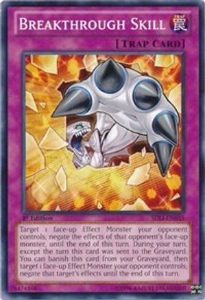 Breakthrough Skill (SDLI-EN035) - Structure Deck: Realm of Light 1st Edition - Premium Yugioh Single from Konami - Just $0.48! Shop now at Game Crave Tournament Store