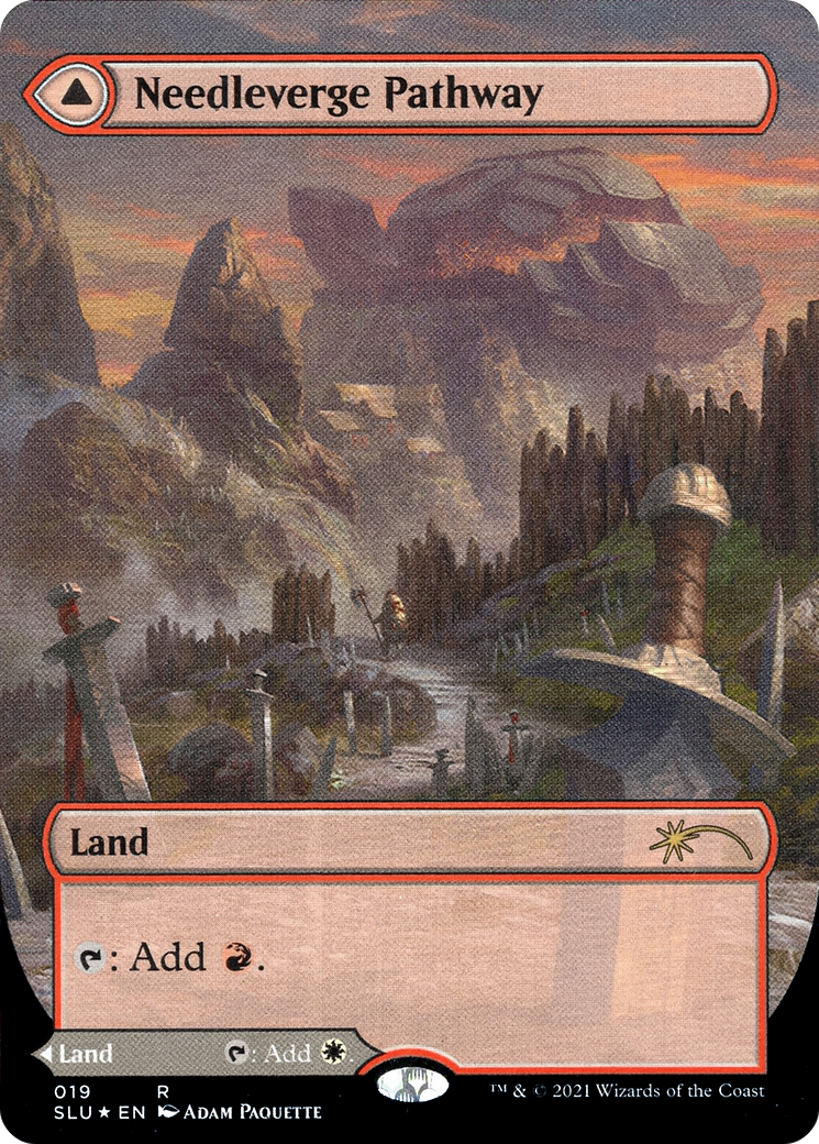 Needleverge Pathway // Pillarverge Pathway (SLU-019) - Secret Lair: Ultimate Edition: (Showcase) (Borderless) Foil - Premium MTG Single from Wizards of the Coast - Just $1.59! Shop now at Game Crave Tournament Store