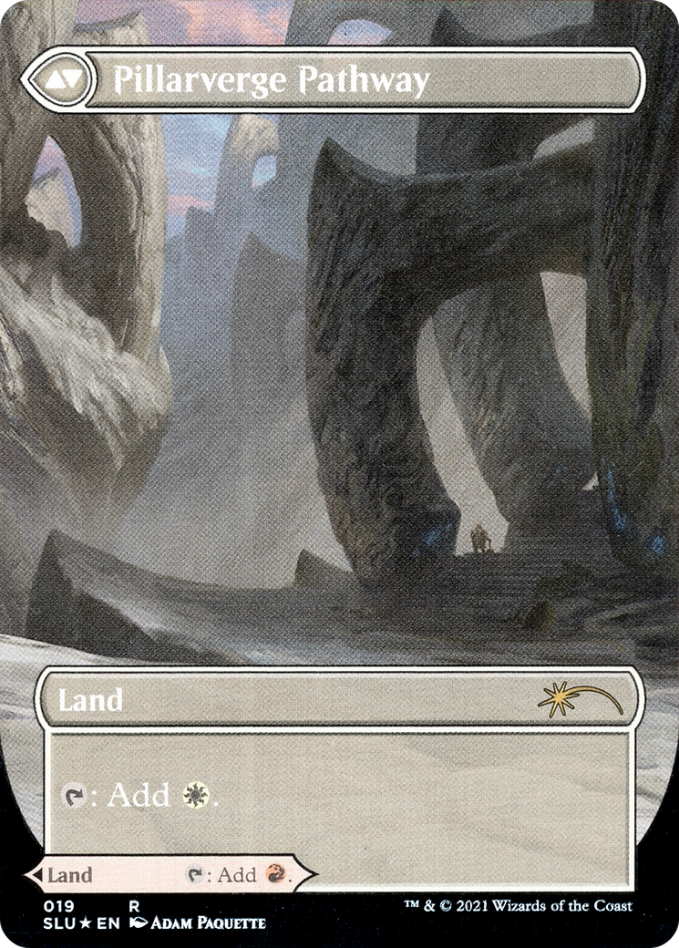 Needleverge Pathway // Pillarverge Pathway (SLU-019) - Secret Lair: Ultimate Edition: (Showcase) (Borderless) Foil - Premium MTG Single from Wizards of the Coast - Just $1.59! Shop now at Game Crave Tournament Store