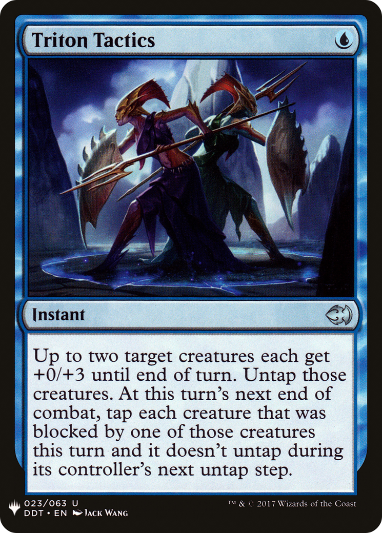 Triton Tactics (MB1-534) - Mystery Booster - Premium MTG Single from Wizards of the Coast - Just $0.25! Shop now at Game Crave Tournament Store