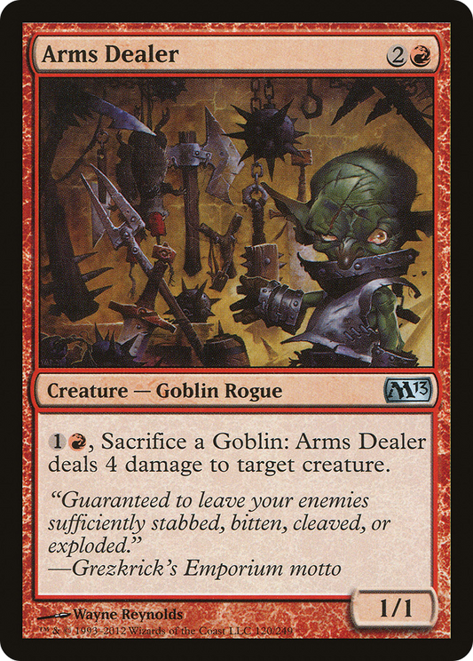 Arms Dealer (M13-120) - Magic 2013 - Premium MTG Single from Wizards of the Coast - Just $0.25! Shop now at Game Crave Tournament Store