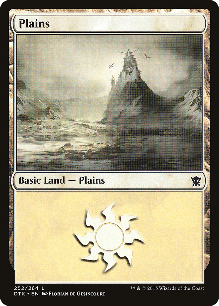 Plains (DTK-252) - Dragons of Tarkir - Premium MTG Single from Wizards of the Coast - Just $0.25! Shop now at Game Crave Tournament Store
