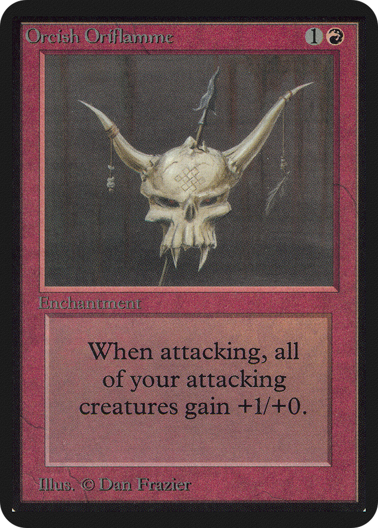 Orcish Oriflamme (LEA-166) - Limited Edition Alpha - Premium MTG Single from Wizards of the Coast - Just $115.58! Shop now at Game Crave Tournament Store