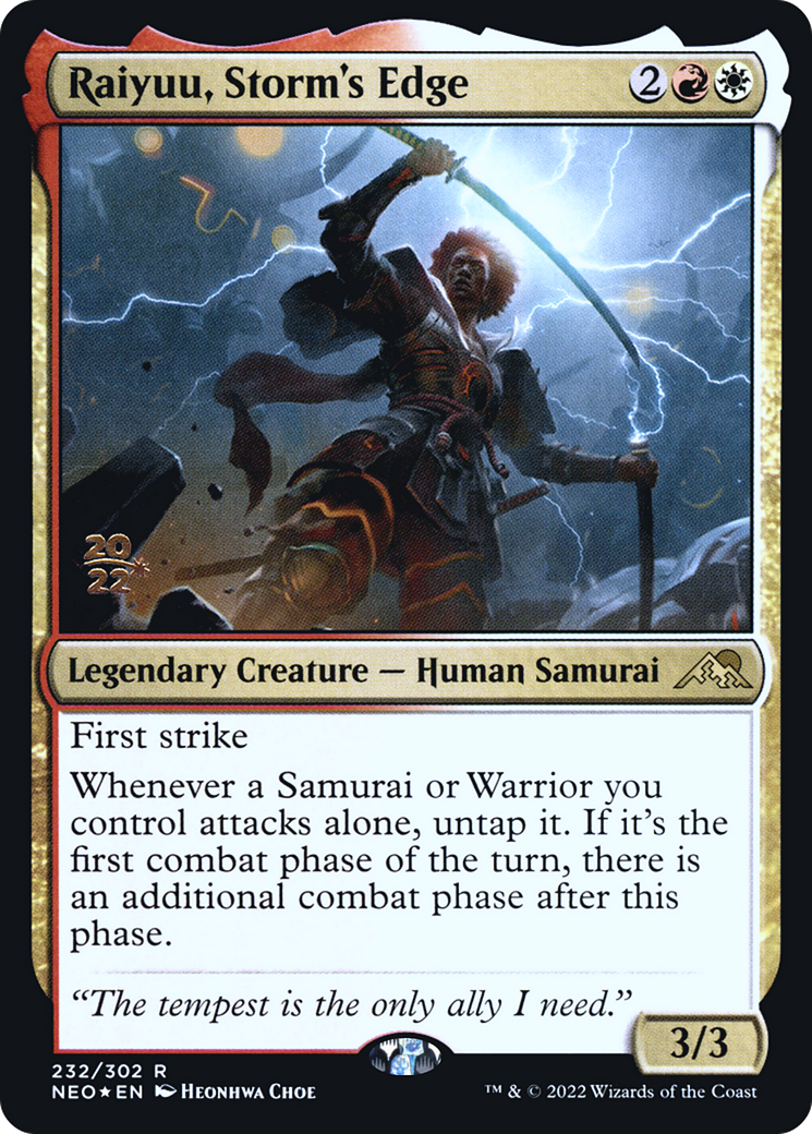 Raiyuu, Storm's Edge (PNEO-232S) - Kamigawa: Neon Dynasty Promos Foil - Premium MTG Single from Wizards of the Coast - Just $0.14! Shop now at Game Crave Tournament Store