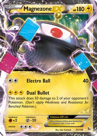 Magnezone-EX 35/106 - Flashfire Holofoil - Premium Pokemon Single from Nintendo - Just $1.75! Shop now at Game Crave Tournament Store