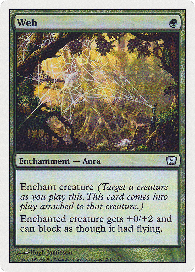 Web (9ED-281) - Ninth Edition - Premium MTG Single from Wizards of the Coast - Just $0.08! Shop now at Game Crave Tournament Store
