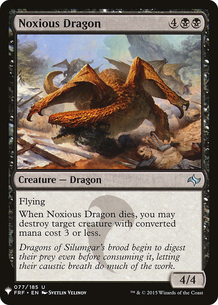 Noxious Dragon (MB1-725) - Mystery Booster - Premium MTG Single from Wizards of the Coast - Just $0.25! Shop now at Game Crave Tournament Store