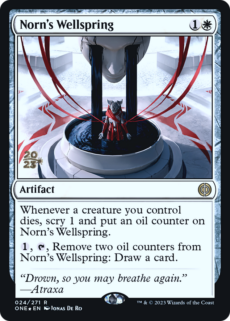 Norn's Wellspring (PONE-24S) - Phyrexia: All Will Be One Promos Foil - Premium MTG Single from Wizards of the Coast - Just $0.11! Shop now at Game Crave Tournament Store