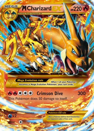 M Charizard-EX 107/106 - Flashfire Holofoil - Premium Pokemon Single from Nintendo - Just $91.87! Shop now at Game Crave Tournament Store