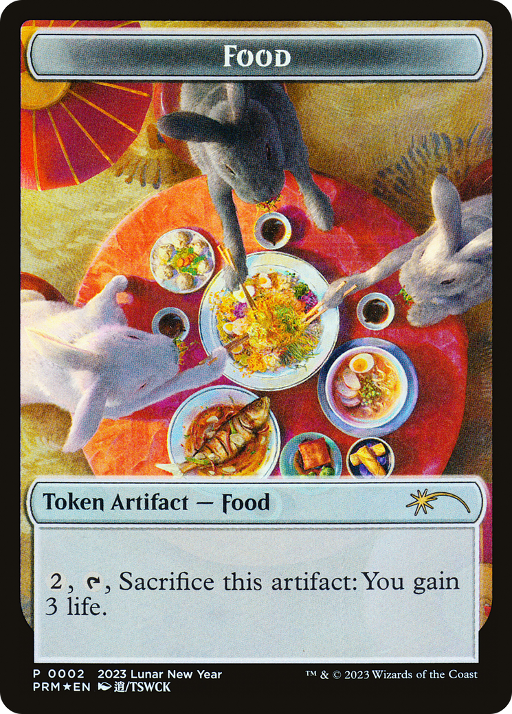 Food (PL23-002) - Year of the Rabbit 2023 Foil - Premium MTG Single from Wizards of the Coast - Just $0! Shop now at Game Crave Tournament Store