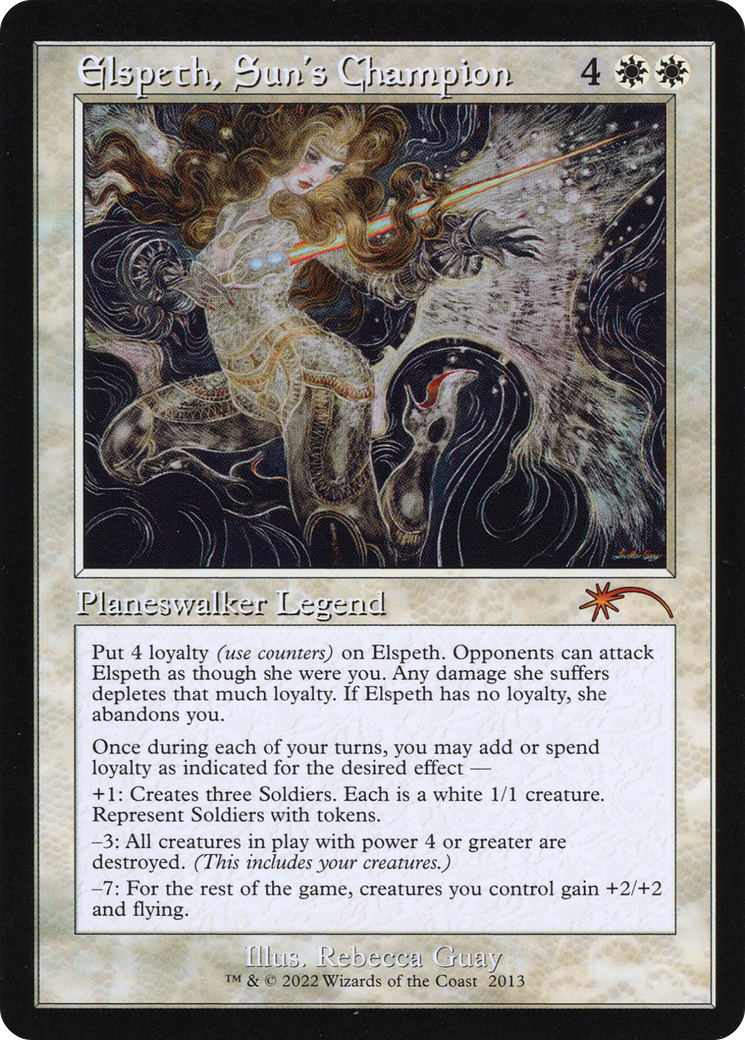 Elspeth, Sun's Champion (SLC-2013) - Secret Lair 30th Anniversary Countdown Kit Foil - Premium MTG Single from Wizards of the Coast - Just $1.67! Shop now at Game Crave Tournament Store