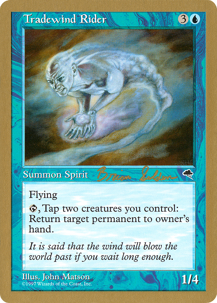 Tradewind Rider (WC98-BS98) - World Championship Decks 1998 - Premium MTG Single from Wizards of the Coast - Just $0.19! Shop now at Game Crave Tournament Store