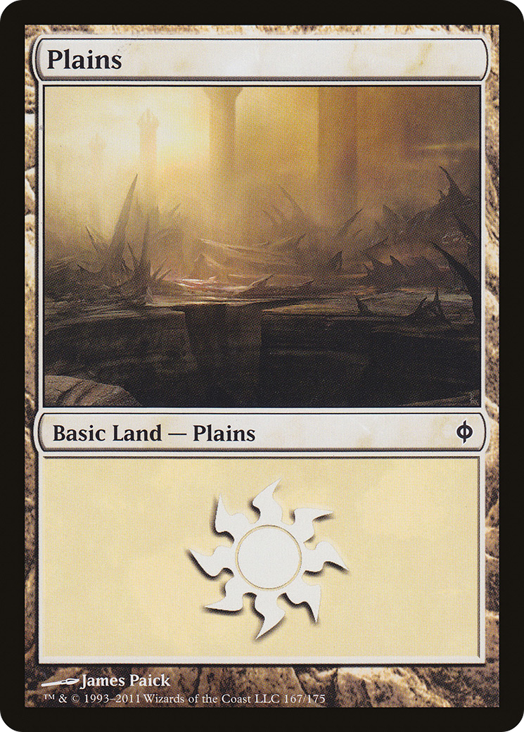 Plains (NPH-167) - New Phyrexia - Premium MTG Single from Wizards of the Coast - Just $0.08! Shop now at Game Crave Tournament Store