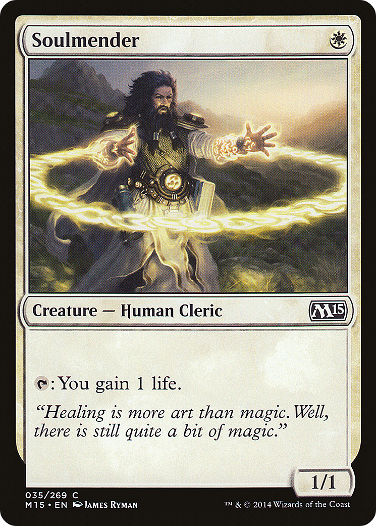 Soulmender (M15-035) - Magic 2015 - Premium MTG Single from Wizards of the Coast - Just $0.08! Shop now at Game Crave Tournament Store