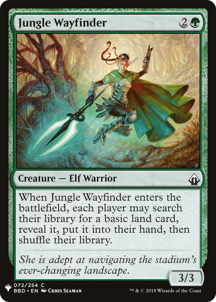 Jungle Wayfinder (MB1-1246) - Mystery Booster - Premium MTG Single from Wizards of the Coast - Just $0.08! Shop now at Game Crave Tournament Store