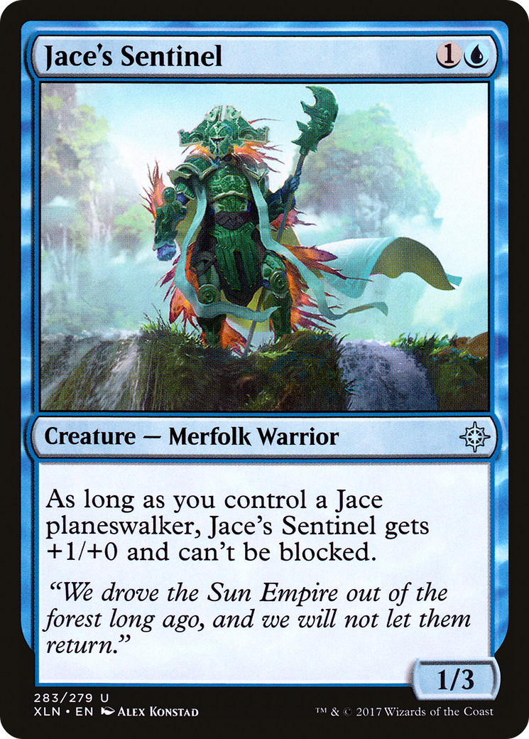 Jace's Sentinel (XLN-283) - Ixalan - Premium MTG Single from Wizards of the Coast - Just $0.08! Shop now at Game Crave Tournament Store
