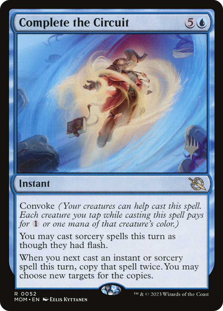Complete the Circuit (PMOM-52P) - March of the Machine Promos Foil - Premium MTG Single from Wizards of the Coast - Just $0.25! Shop now at Game Crave Tournament Store
