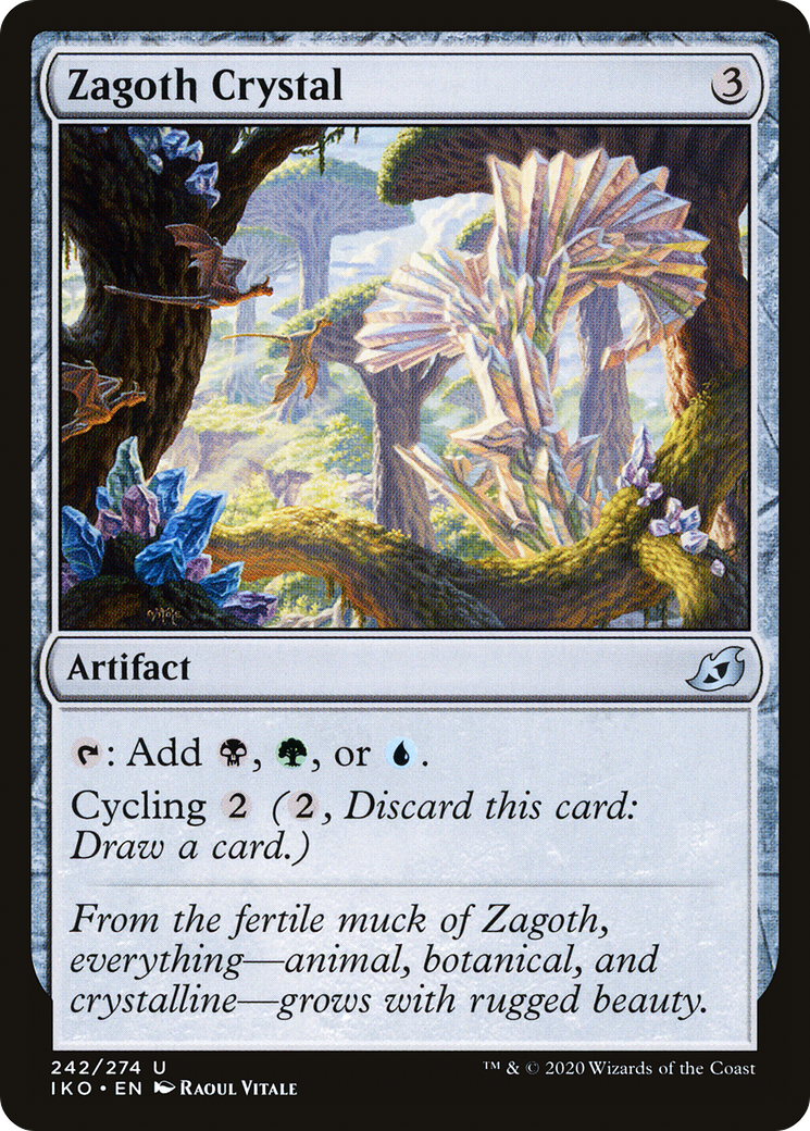 Zagoth Crystal (IKO-242) - Ikoria: Lair of Behemoths - Premium MTG Single from Wizards of the Coast - Just $0.25! Shop now at Game Crave Tournament Store