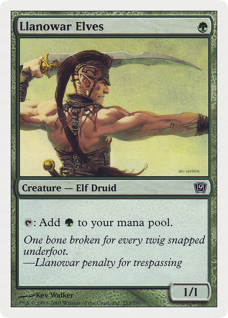 Llanowar Elves (9ED-253) - Ninth Edition - Premium MTG Single from Wizards of the Coast - Just $0.08! Shop now at Game Crave Tournament Store