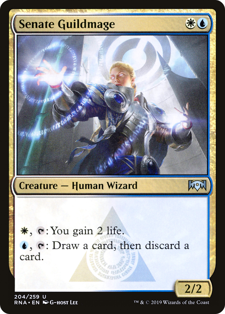 Senate Guildmage (RNA-204) - Ravnica Allegiance Foil - Premium MTG Single from Wizards of the Coast - Just $0.30! Shop now at Game Crave Tournament Store
