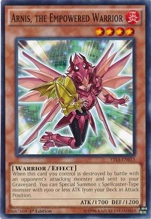 Arnis, the Empowered Warrior (YS14-EN013) - Super Starter: Space-Time Showdown 1st Edition - Premium Yugioh Single from Konami - Just $0.25! Shop now at Game Crave Tournament Store