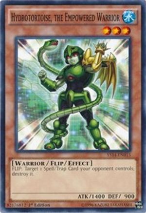 Hydrotortoise, the Empowered Warrior (YS14-EN015) - Super Starter: Space-Time Showdown 1st Edition - Premium Yugioh Single from Konami - Just $0.25! Shop now at Game Crave Tournament Store