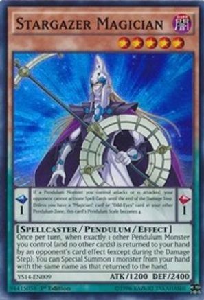 Stargazer Magician (YS14-EN009) - Super Starter: Space-Time Showdown 1st Edition - Premium Yugioh Single from Konami - Just $0.25! Shop now at Game Crave Tournament Store