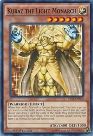 Kuraz the Light Monarch (YS14-ENA03) - Super Starter: Space-Time Showdown Power-Up Pack 1st Edition - Premium Yugioh Single from Konami - Just $0.87! Shop now at Game Crave Tournament Store