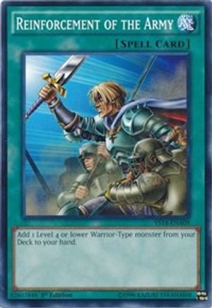 Reinforcement of the Army (YS14-ENA09) - Super Starter: Space-Time Showdown Power-Up Pack 1st Edition - Premium Yugioh Single from Konami - Just $0.18! Shop now at Game Crave Tournament Store
