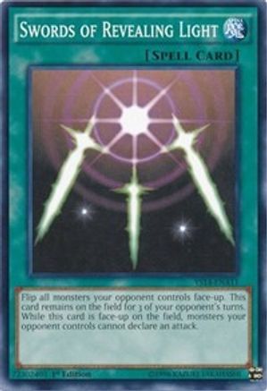 Swords of Revealing Light (YS14-ENA11) - Super Starter: Space-Time Showdown Power-Up Pack 1st Edition - Premium Yugioh Single from Konami - Just $0.09! Shop now at Game Crave Tournament Store