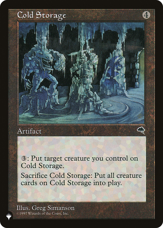 Cold Storage (PLIST-341) - The List - Premium MTG Single from Wizards of the Coast - Just $0.46! Shop now at Game Crave Tournament Store