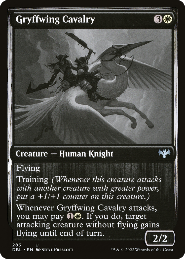 Gryffwing Cavalry (DBL-283) - Innistrad: Double Feature - Premium MTG Single from Wizards of the Coast - Just $0.08! Shop now at Game Crave Tournament Store