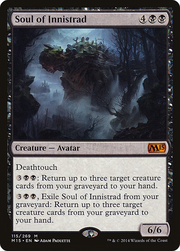 Soul of Innistrad (M15-115) - Magic 2015 - Premium MTG Single from Wizards of the Coast - Just $0.26! Shop now at Game Crave Tournament Store
