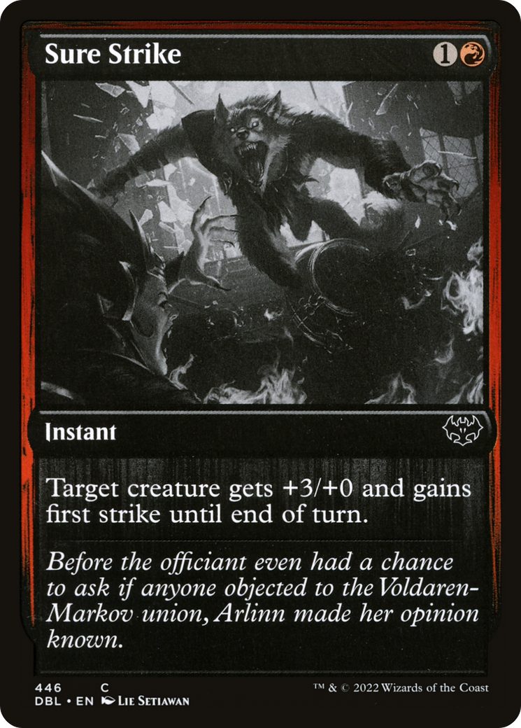 Sure Strike (DBL-446) - Innistrad: Double Feature Foil - Premium MTG Single from Wizards of the Coast - Just $0.08! Shop now at Game Crave Tournament Store