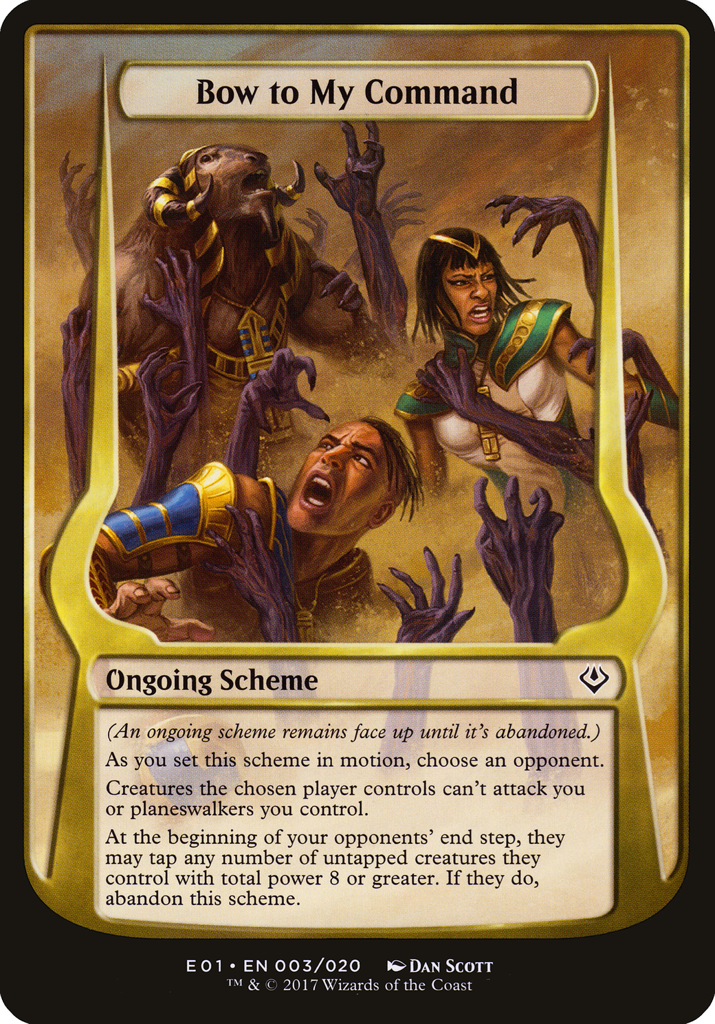 Bow to My Command (OE01-03★) - Archenemy: Nicol Bolas Schemes - Premium MTG Single from Wizards of the Coast - Just $0.81! Shop now at Game Crave Tournament Store