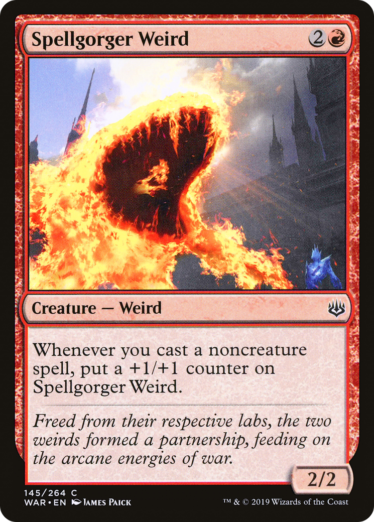 Spellgorger Weird (WAR-145) - War of the Spark Foil - Premium MTG Single from Wizards of the Coast - Just $0.39! Shop now at Game Crave Tournament Store