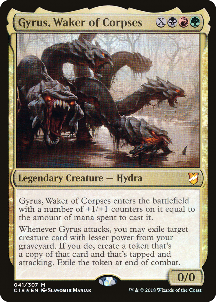 Gyrus, Waker of Corpses (C18-041) - Commander 2018 Foil - Premium MTG Single from Wizards of the Coast - Just $0.21! Shop now at Game Crave Tournament Store